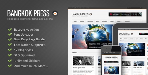 Bangkok Press - Responsive, News & Editorial Theme
