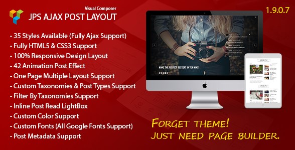 JPS Ajax Post Layout - Addon For Visual Composer