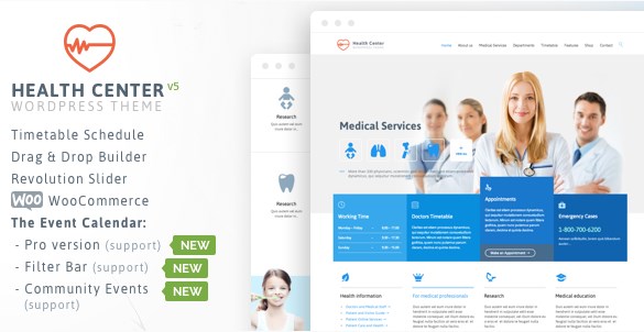 Medical Health - Theme For Medical Health And Dentist Center