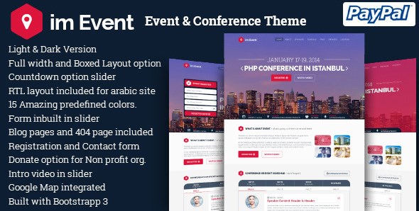 Im Event - Event & Conference WordPress Theme