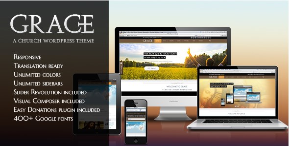 Grace - A Responsive Church WordPress Theme